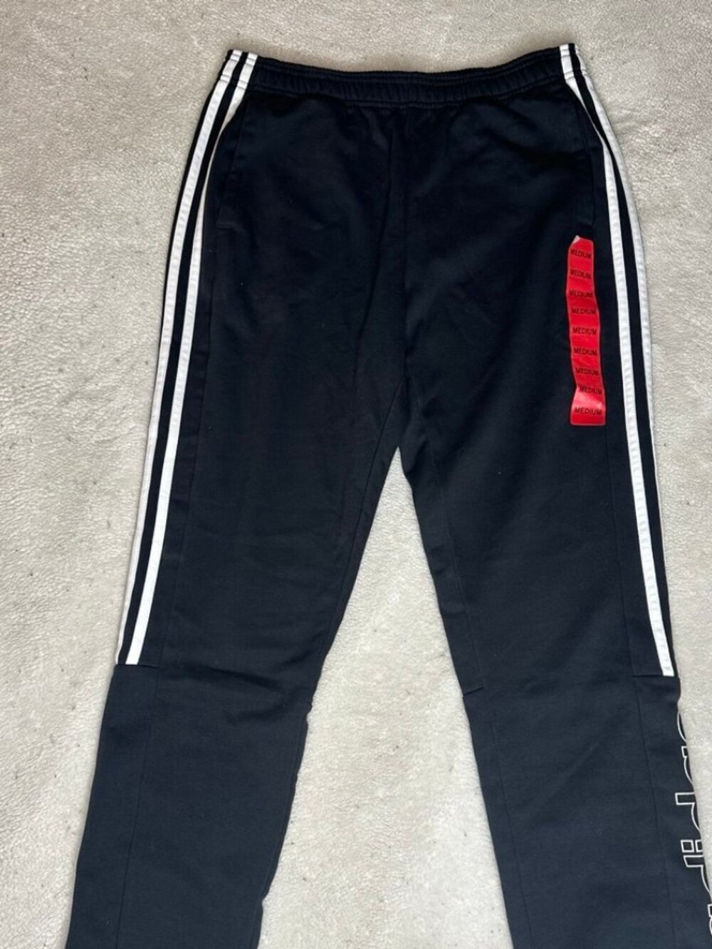 Adidas Black 3-stripes Jogger Pants Size M